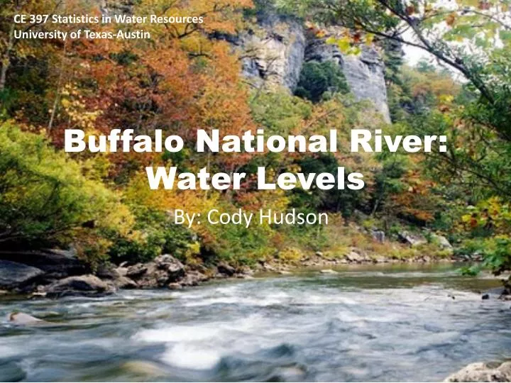 buffalo national river water levels