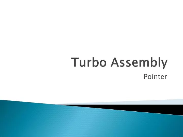 turbo assembly