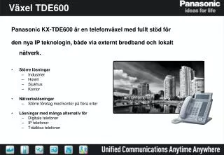 Växel TDE600