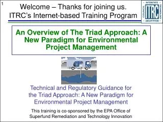 An Overview of The Triad Approach: A New Paradigm for Environmental Project Management