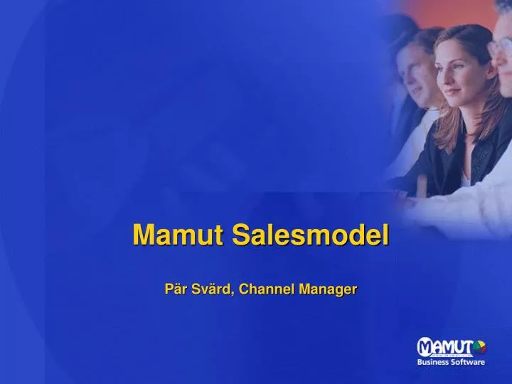 mamut salesmodel p r sv rd channel manager