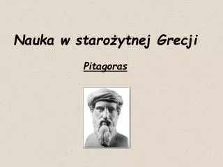nauka w staro ytnej grecji