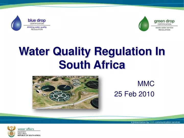 water quality regulation in south africa