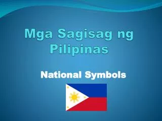 mga sagisag ng pilipinas