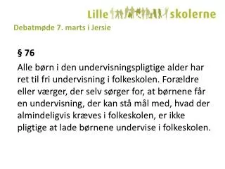 debatm de 7 marts i jersie
