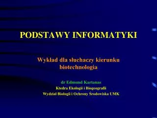 podstawy informatyki