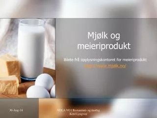 mj lk og meieriprodukt