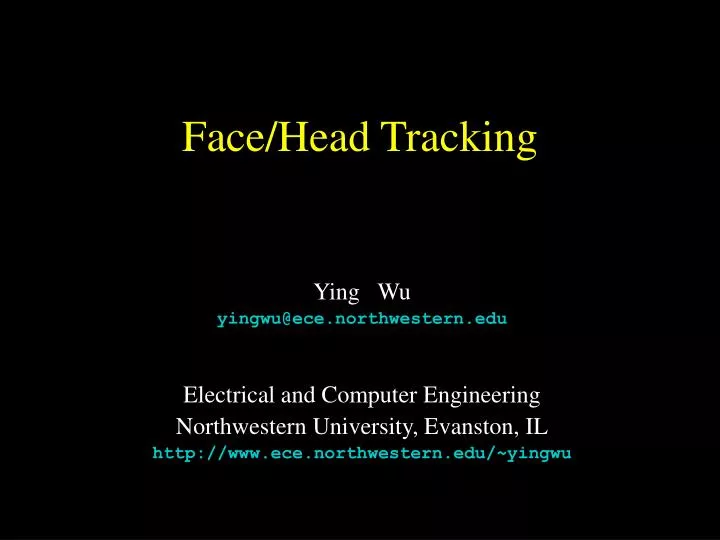 face head tracking