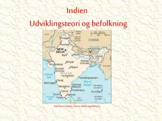 indien udviklingsteori og befolkning