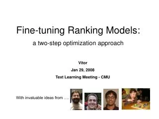 Fine-tuning Ranking Models: