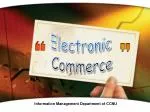 Electronic Commerce - slide 1