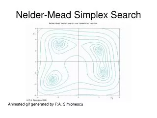Nelder-Mead Simplex Search