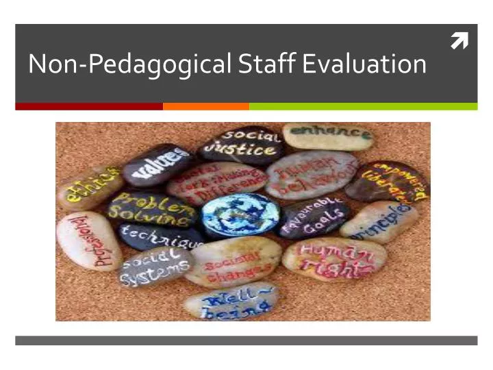 non pedagogical staff evaluation