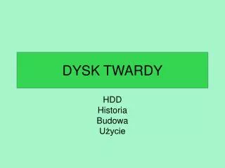 dysk twardy