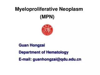 Myeloproliferative Neoplasm