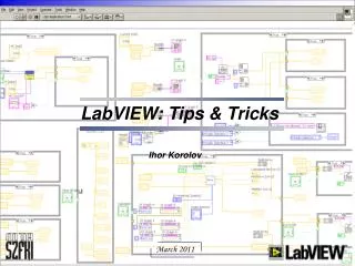 LabVIEW: Tips &amp; Tricks