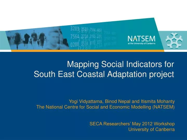 mapping social indicators for south east coastal adaptation project