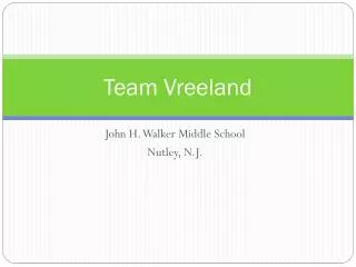 Team Vreeland