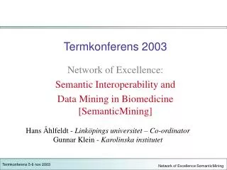 Termkonferens 2003