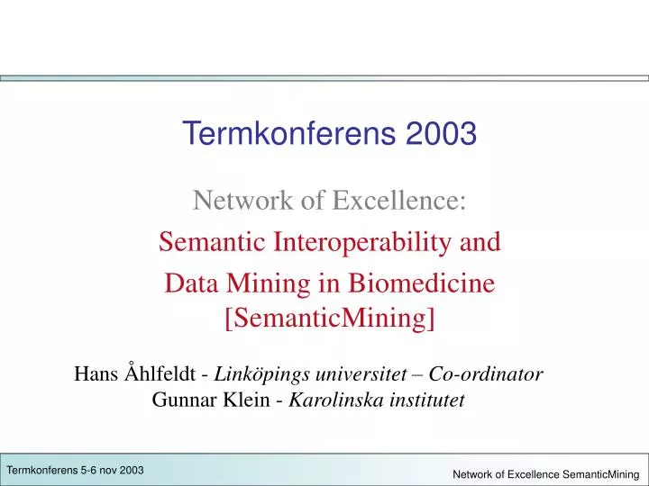 termkonferens 2003