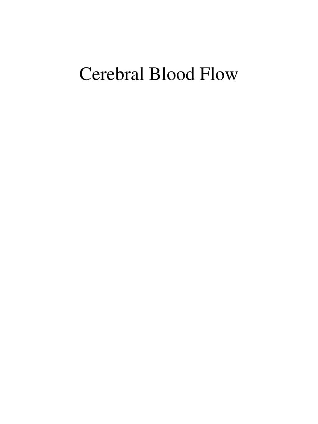 PPT - Cerebral Blood Flow PowerPoint Presentation, free download - ID ...