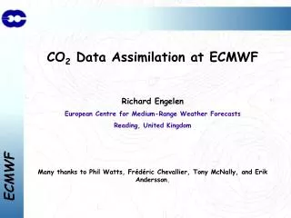CO 2 Data Assimilation at ECMWF