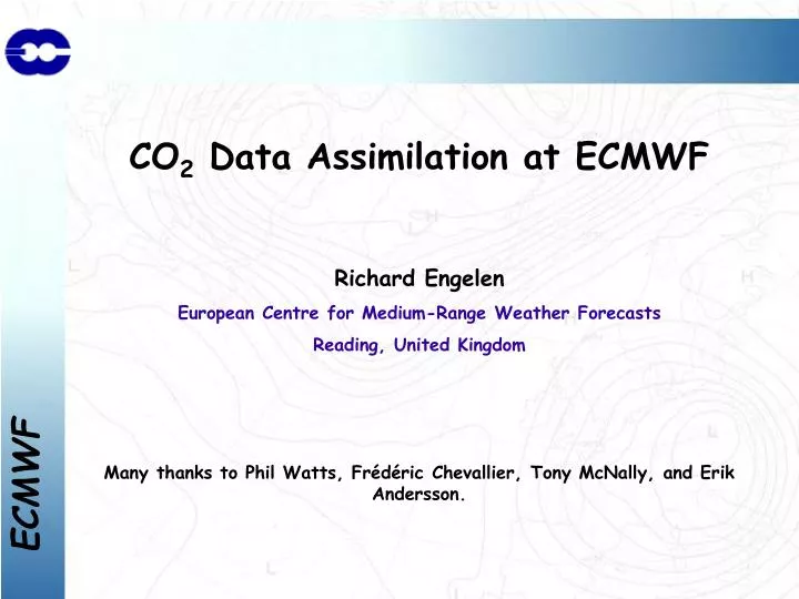 co 2 data assimilation at ecmwf