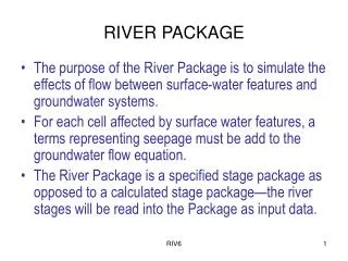 RIVER PACKAGE