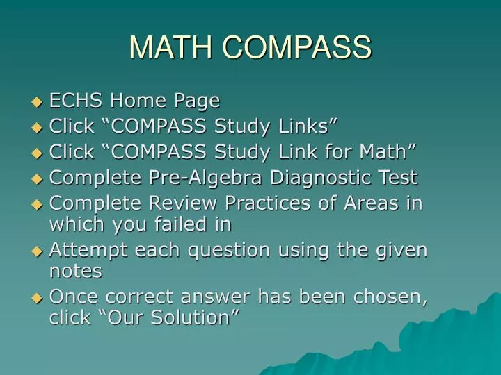 math compass