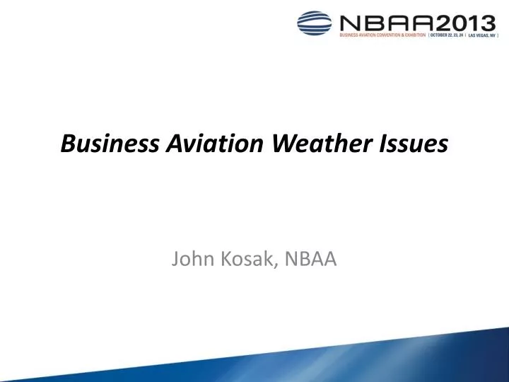 business aviation weather issues