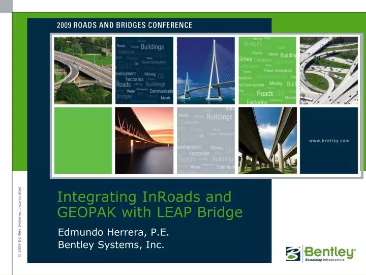 integrating inroads and geopak with leap bridge
