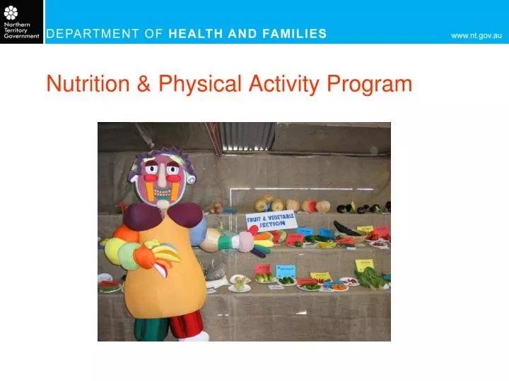 nutrition physical activity program