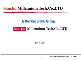 SamJin Millennium Tech.Co.,LTD