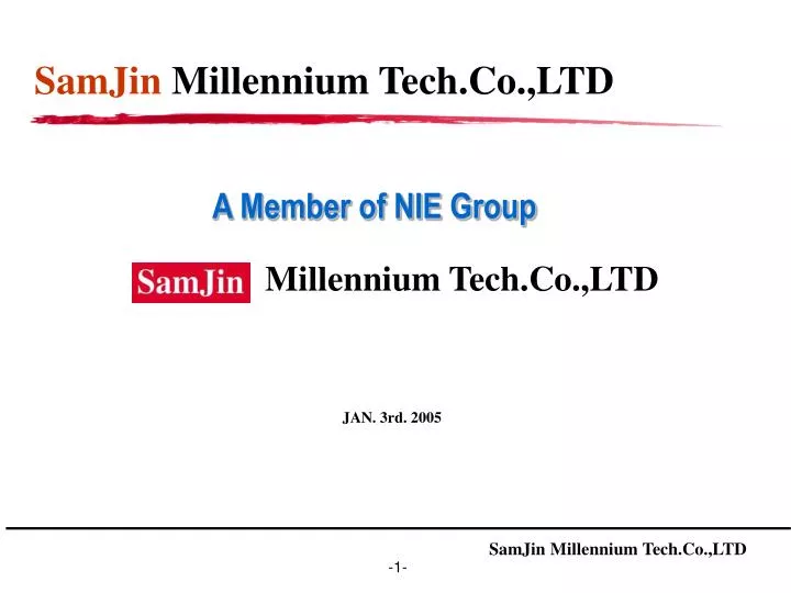 samjin millennium tech co ltd