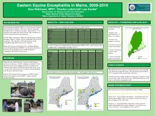 Eastern Equine Encephalitis in Maine, 2009-2010