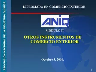 diplomado en comercio exterior