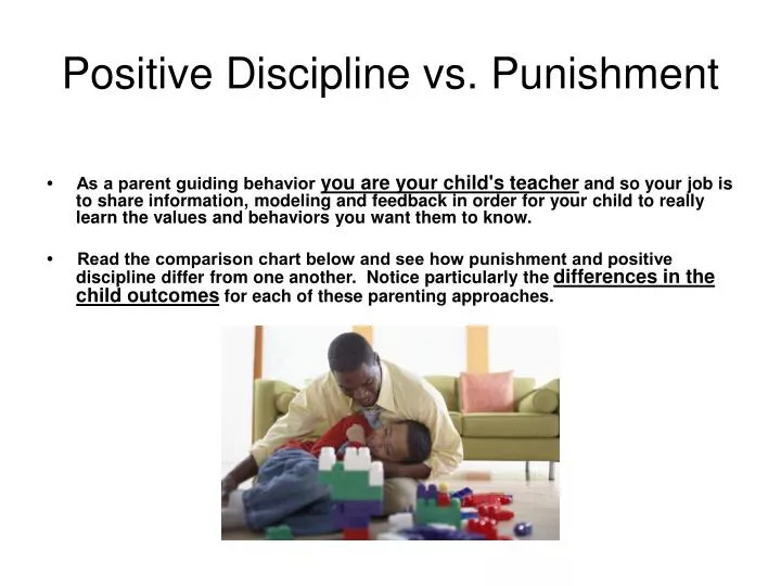 positive discipline vs punishment