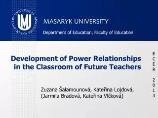 Development of Power Relationships in the Classroom of Future Teachers