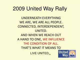 2009 United Way Rally