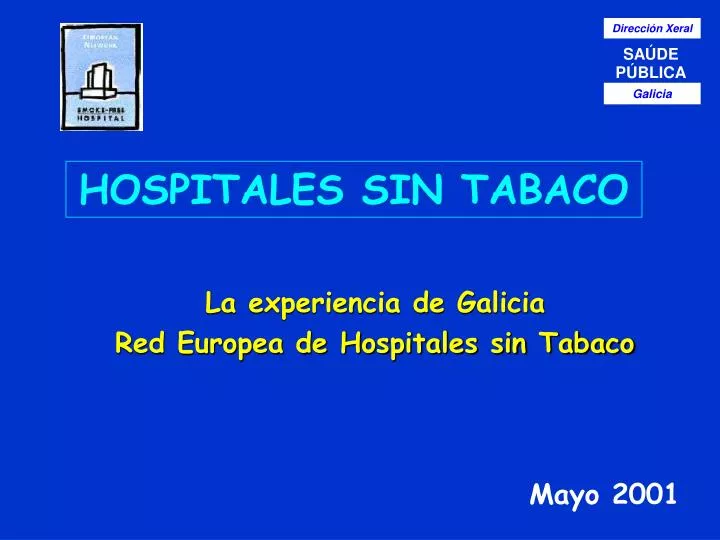hospitales sin tabaco
