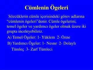 c mlenin geleri