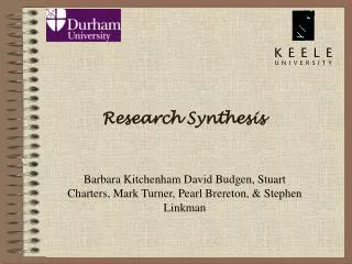 Research Synthesis