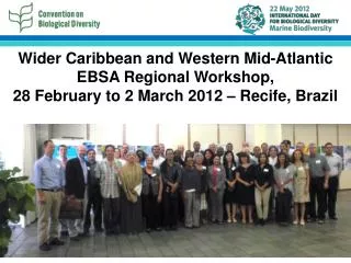 Wider Caribbean and Western Mid-Atlantic EBSA Regional Workshop,