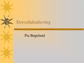 stressh ndtering