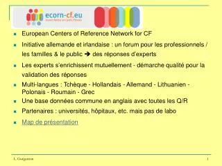 European Centers of Reference Network for CF