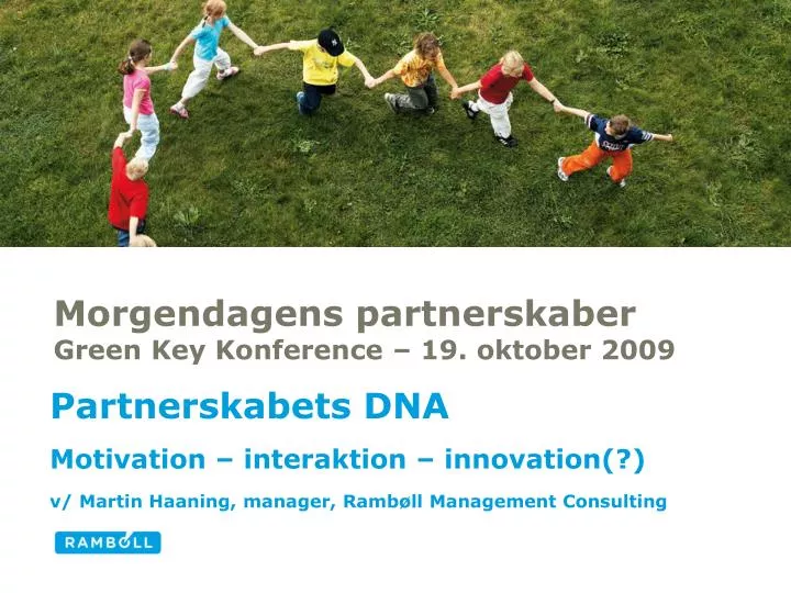 morgendagens partnerskaber green key konference 19 oktober 2009