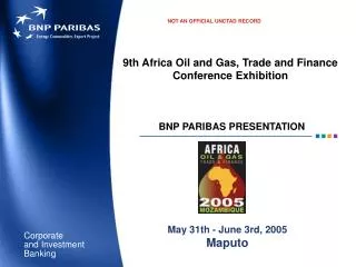 9th Africa Oil and Gas, Trade and Finance Conference Exhibition