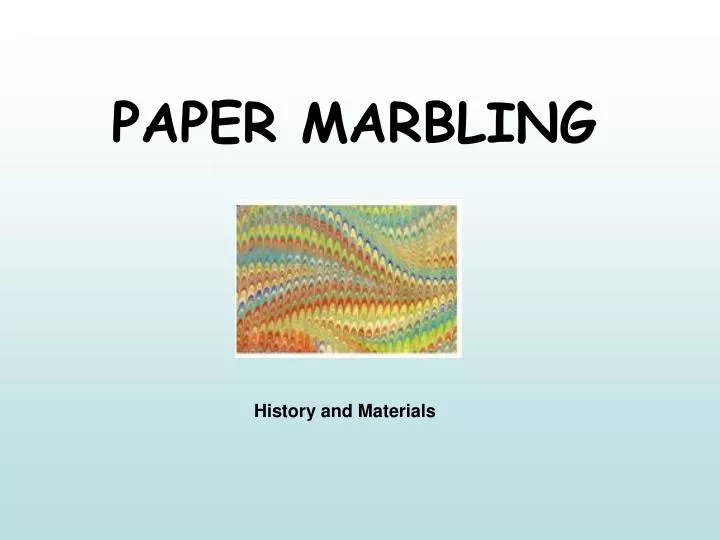 paper marbling