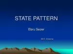 STATE PATTERN - slide 1