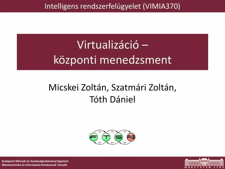 virtualiz ci k zponti menedzsment